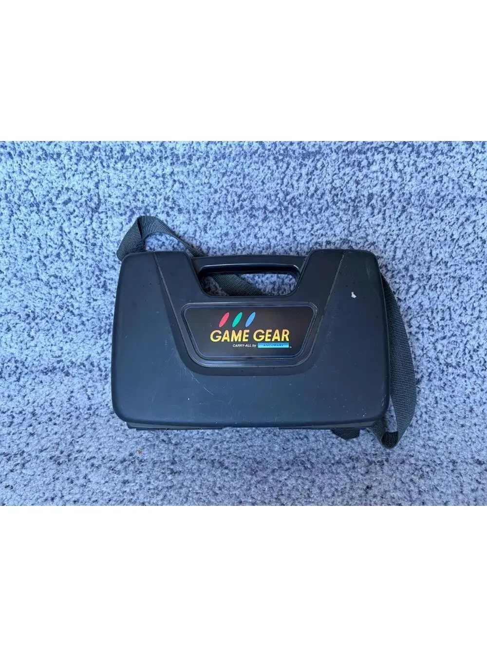 Sega Game Gear Console Rechargeable Battery Pack Carry Case Untested Bundle